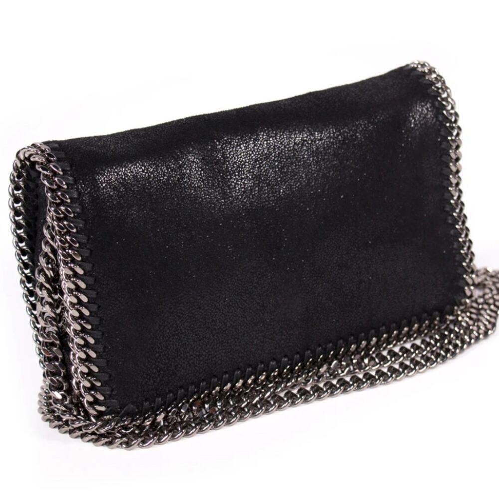 STELLA MCCARTNEY FALABELLA SHAGGY DEER CROSSBODY CHAIN LINK SHOULD BAG